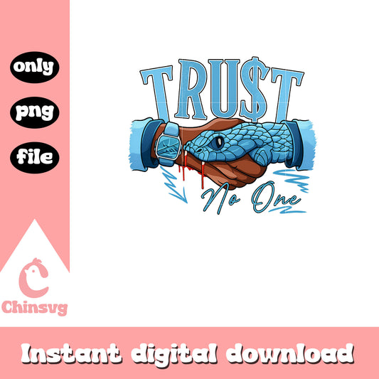 Snake trust no one design png,  trust no one png, trending png