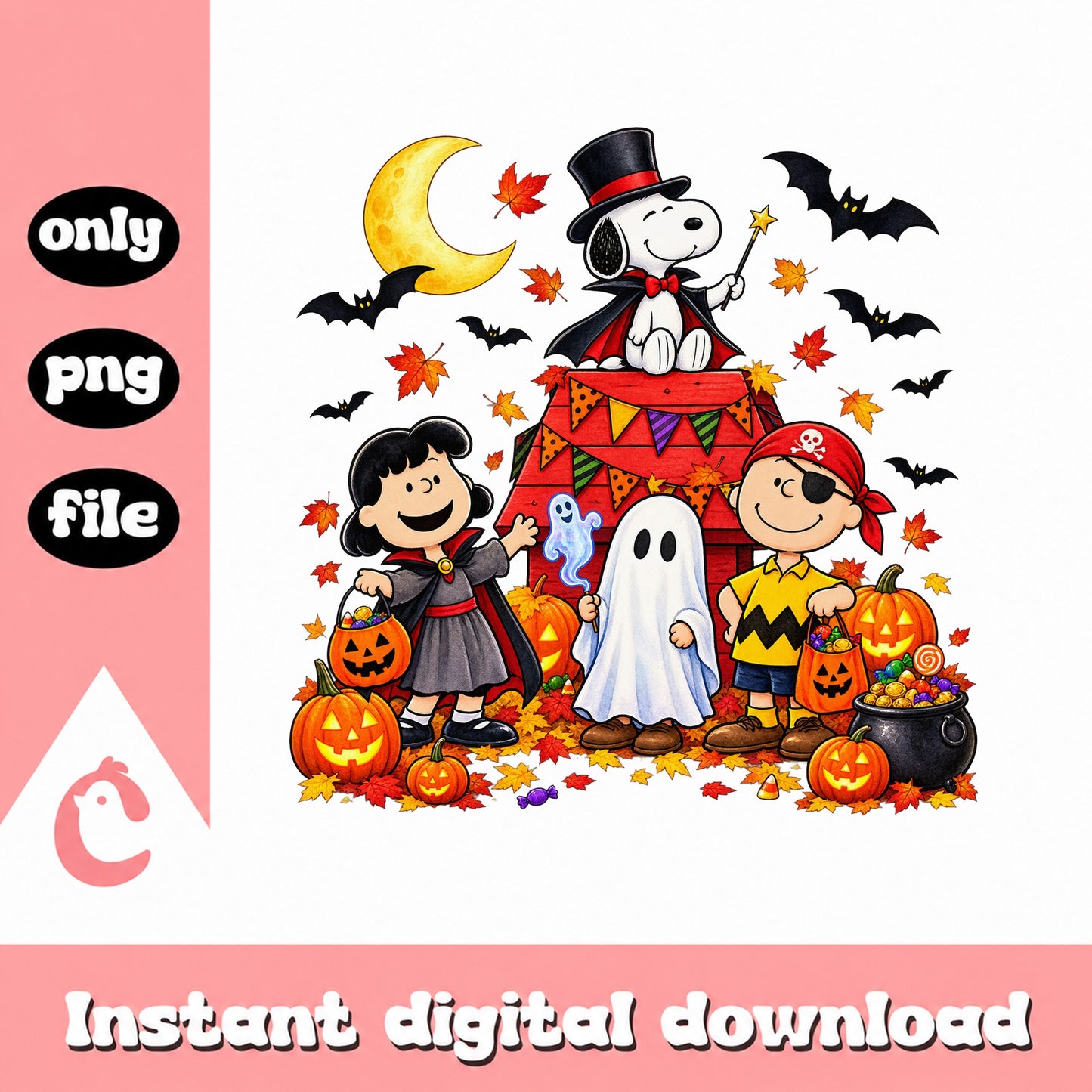 Snoopy And Peanuts Halloween PNG, Fall Autumn Clipart, PNG