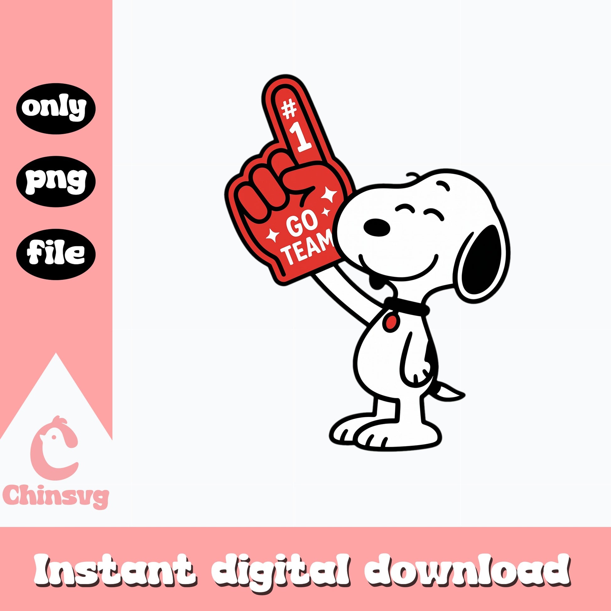 Snoopy Go Team Football Fan PNG, Peanuts Sports PNG, Game Day PNG