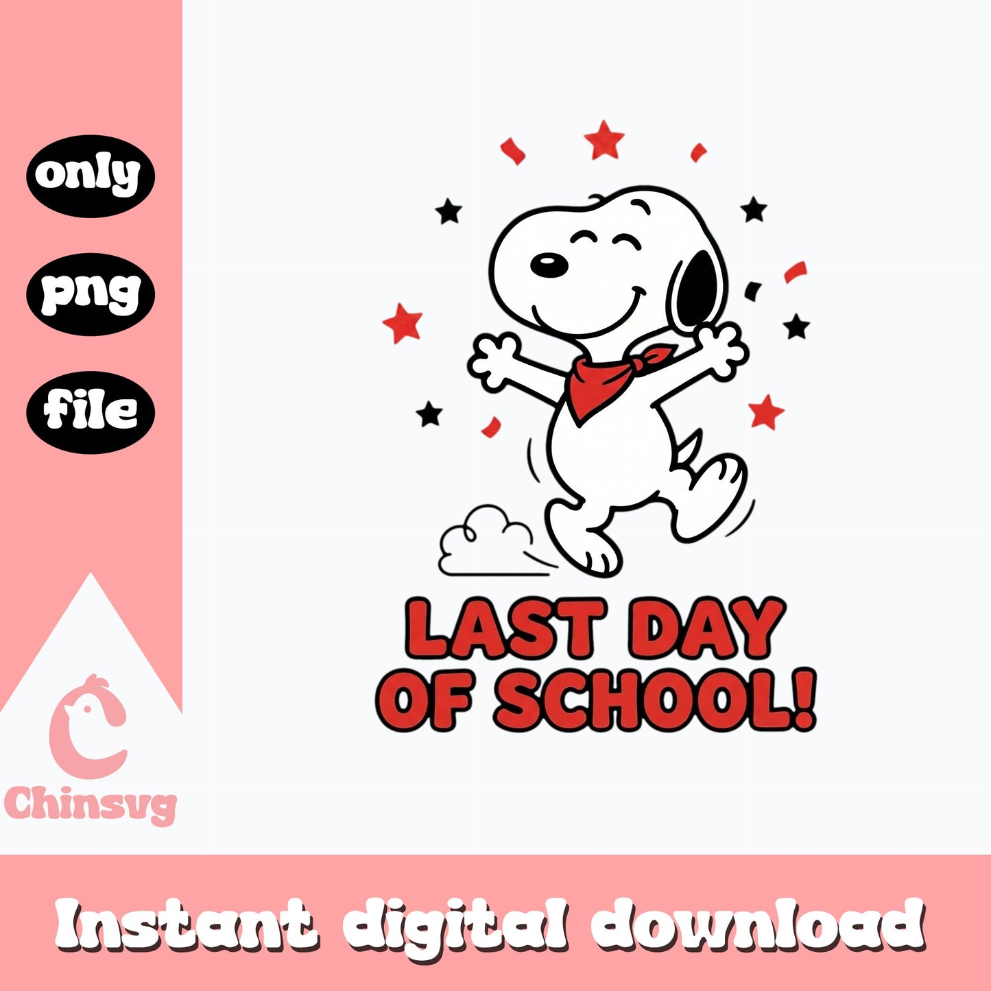 Snoopy Last Day Of School PNG, Peanuts End Of School, School PNG