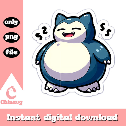 Snorlax cute clipping png, pokemon character png, pokemon png