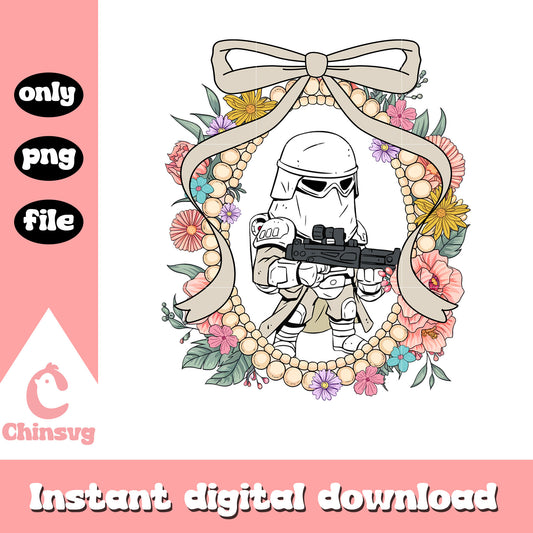 Snowtrooper character mirror png, star war png, cartoon characters png