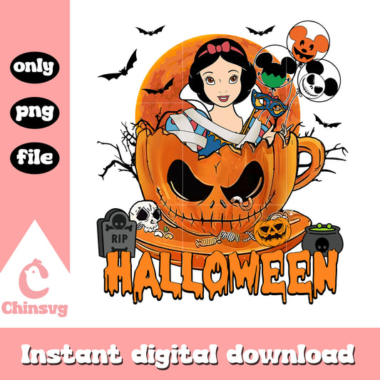 Snow white princess on halloween png, disney princess png