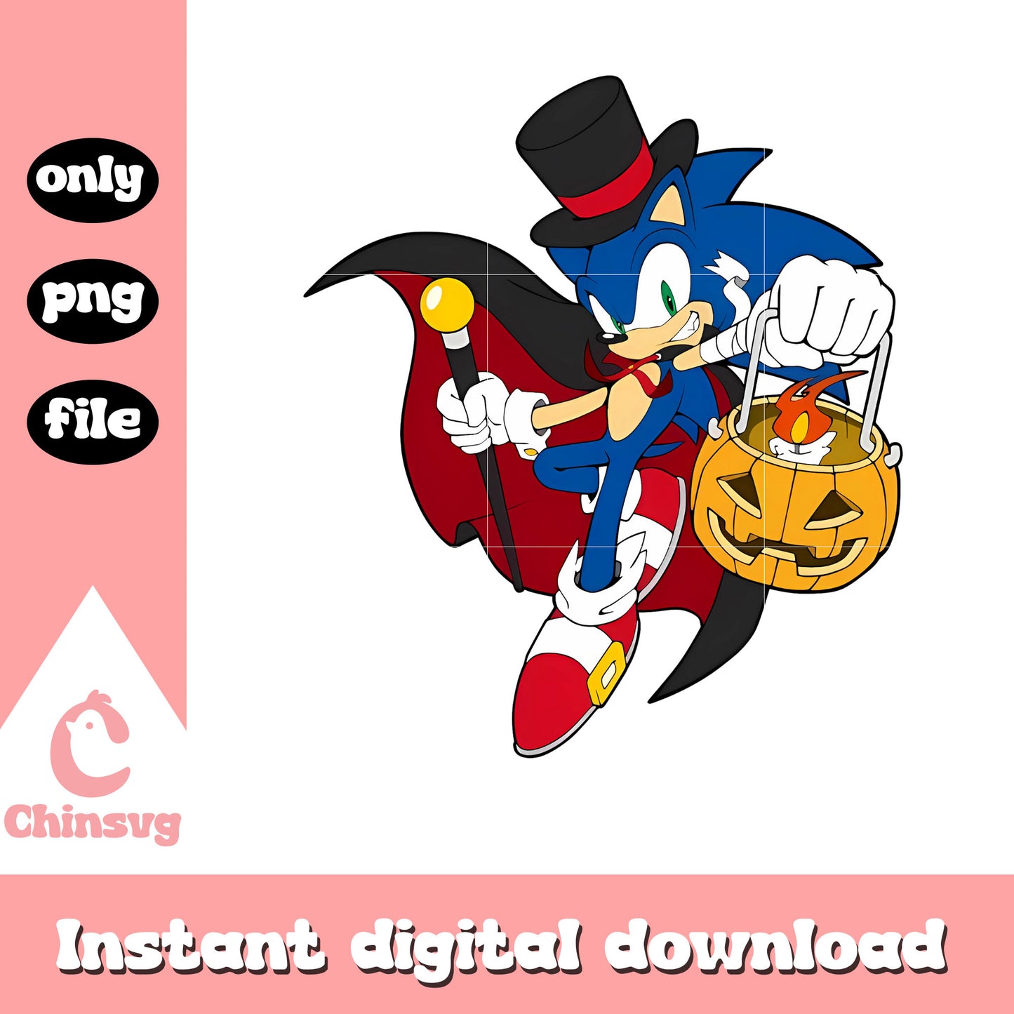 Sonic cosplay vampire design png, cartoon characters png