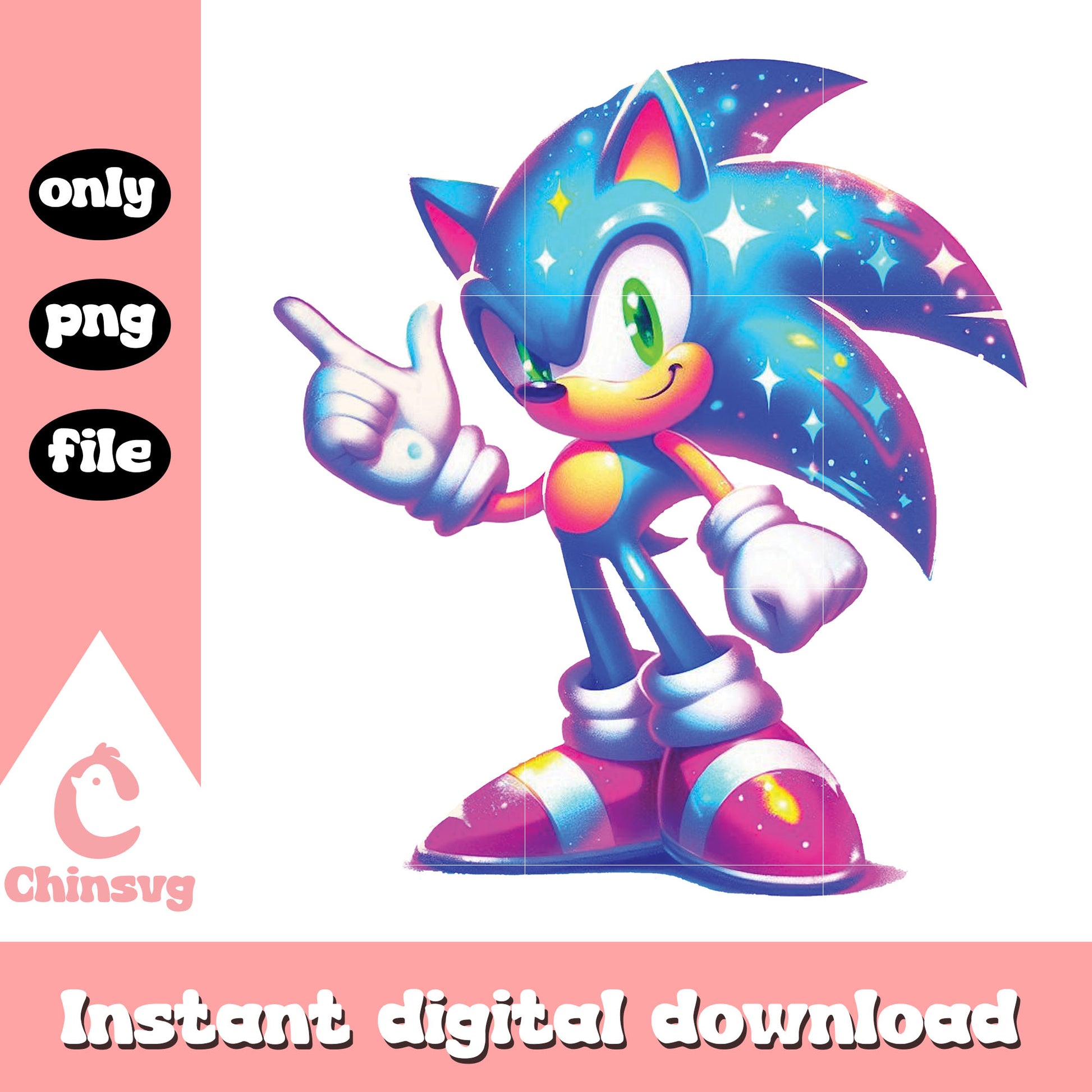 Sonic watercolor splash clipart png, sonic characters png
