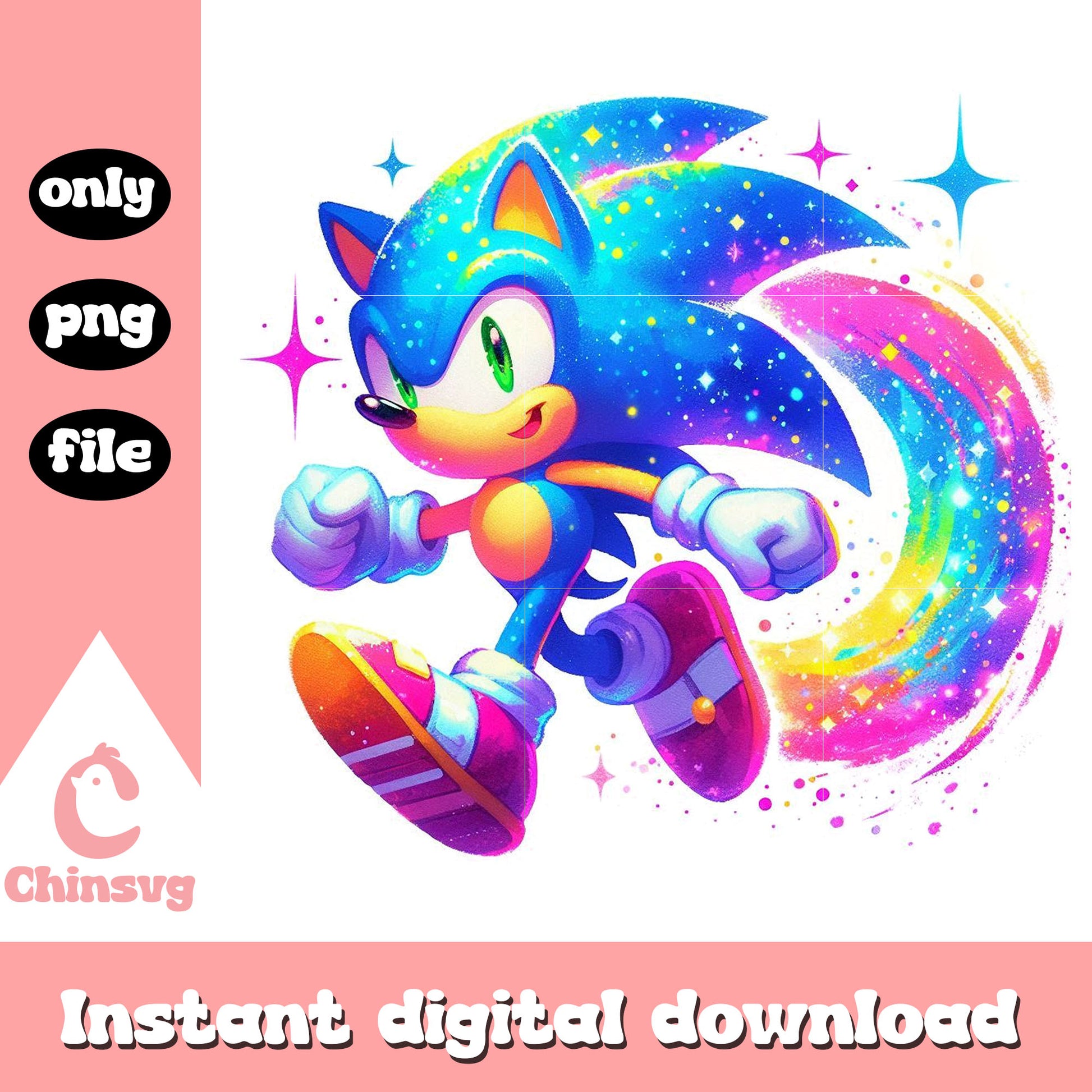 Sonic watercolor splash design png, sonic in the hedgehog png