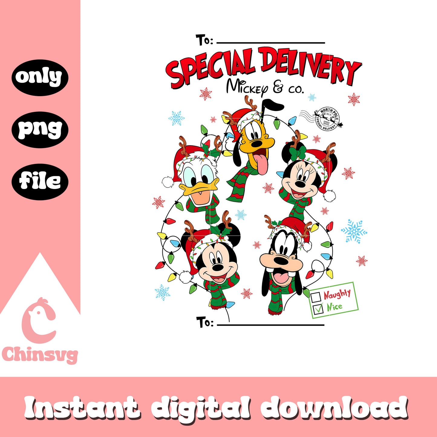 Special delivery mickey co friends face png, mickey mouse movies png