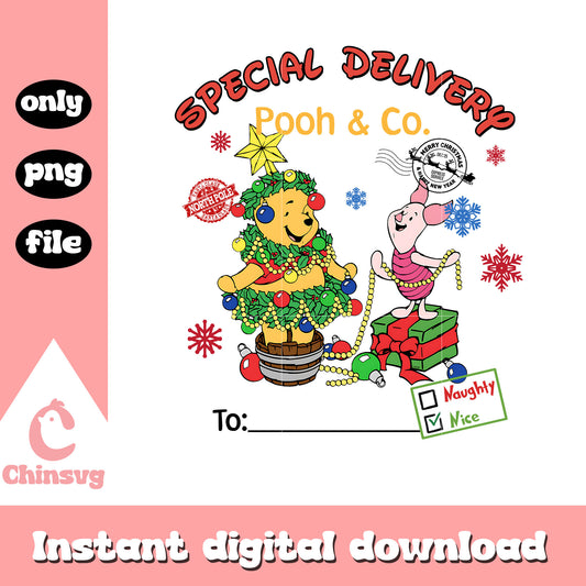 Special delivery winnie the pooh png, disney pooh bear png