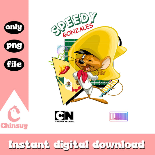 Speedy gonzales character png, looney tunes and merrie melodies png