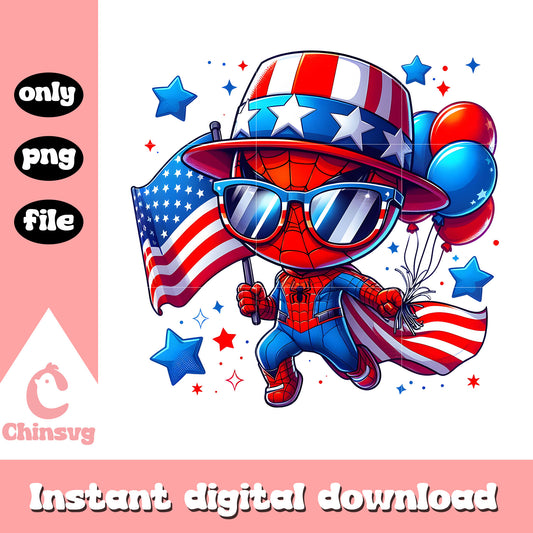 Spider Man 4th of july png, Batman happy independence day png