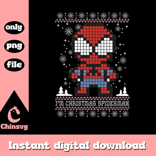 Spider man pixel art design png, the marvel png