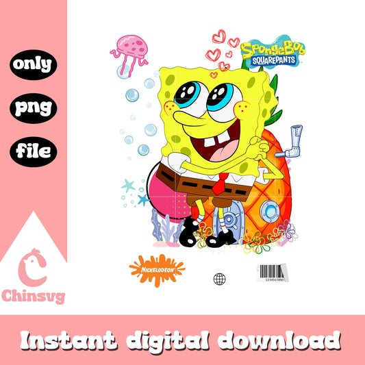 Spongebob squarepants design png, spongebob squarepants cartoon png