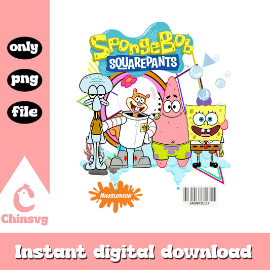 Spongebob squarepants friends png, spongebob squarepants film png