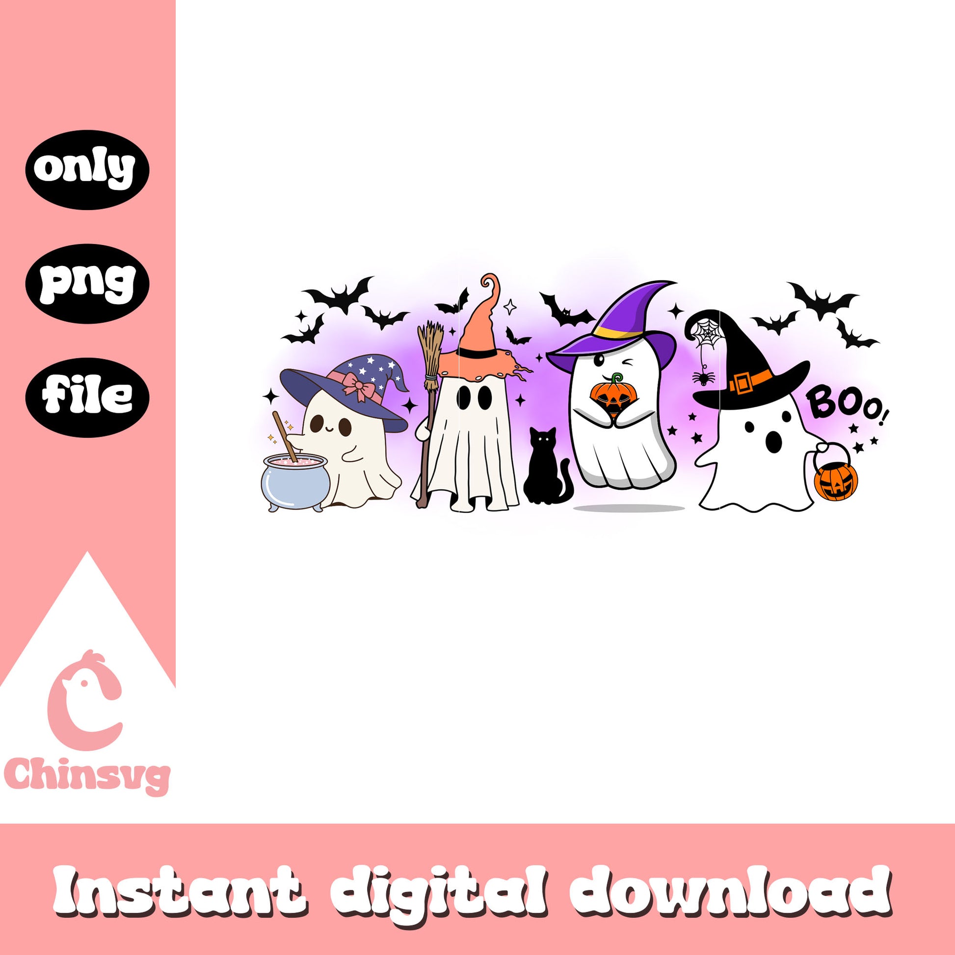 Spooky ghost witch halloween costume png, horror ghost png