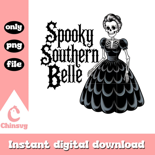 Spooky southern belle skeleton png, the queen png