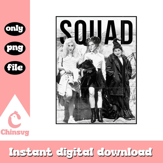 Squad sanderson sisters halloween png, halloween hocus pocus png