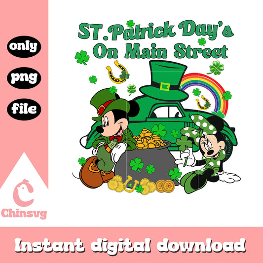 St.patrick day's on main street png, st. patrick's day png