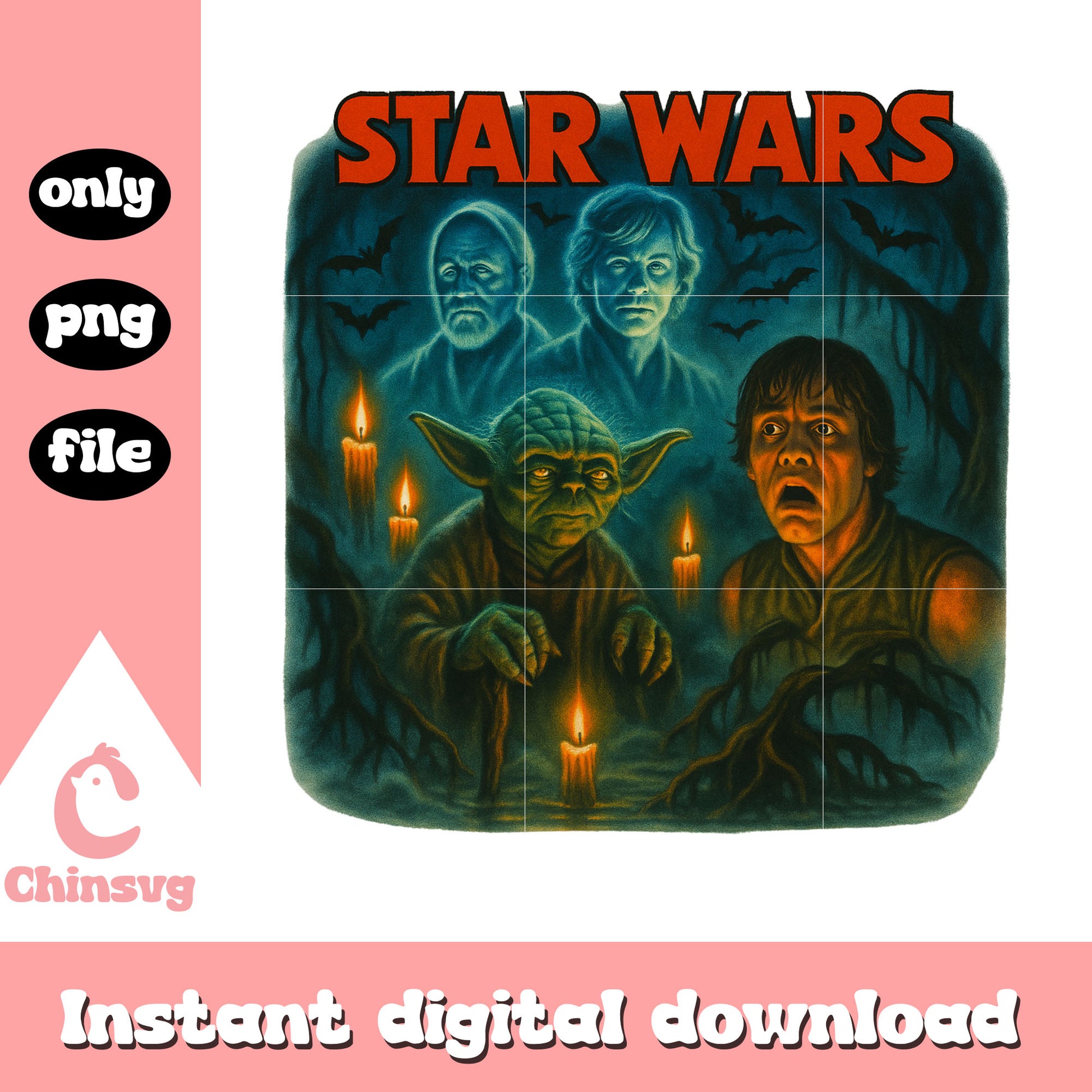 Star wras luke skywalker yoda design png, star wars characters​ png