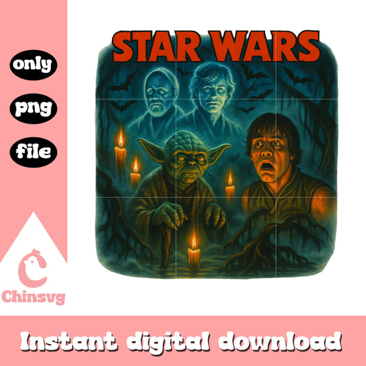 Star wras luke skywalker yoda design png, star wars characters​ png