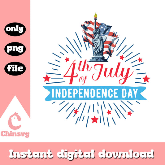 Statue of Liberty independence day png, Statue of Liberty 4th of july png