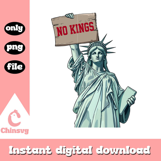 Statue of liberty no kings design png, statue of liberty​ png