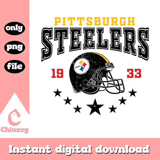 Steelers black helmet logo png, new steelers logo​​ png