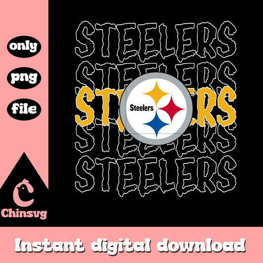 Steelers nfl football team design png, nfl logos png