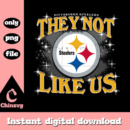 Steelers they not like us png, Pittsburgh Steelers team png
