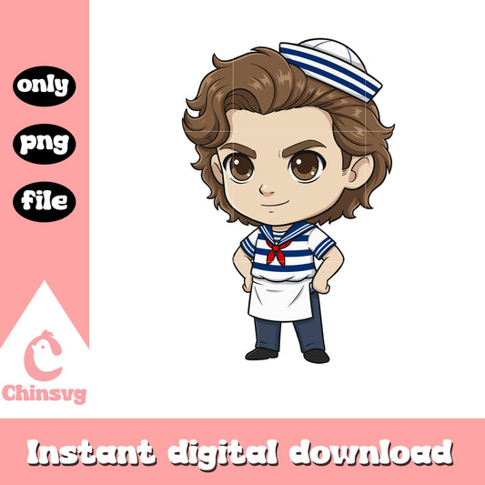 Steve harrington chibi png, steve harrington stranger things​ png