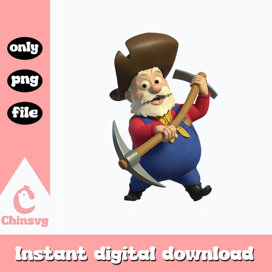 Stinky Pete Toy Story PNG, Prospector Pixar PNG, Disney PNG
