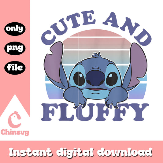 Stitch Cute and fluffy png, Stitch cute and fluffy portrait png