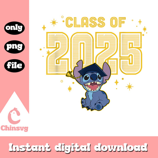 Stitch Graduation 2025 Stitch Collegiate png, Stitch Collegiate png