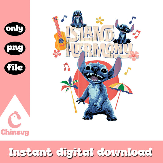 Stitch Live-Action Movie Island Harmony png, Stitch funny png