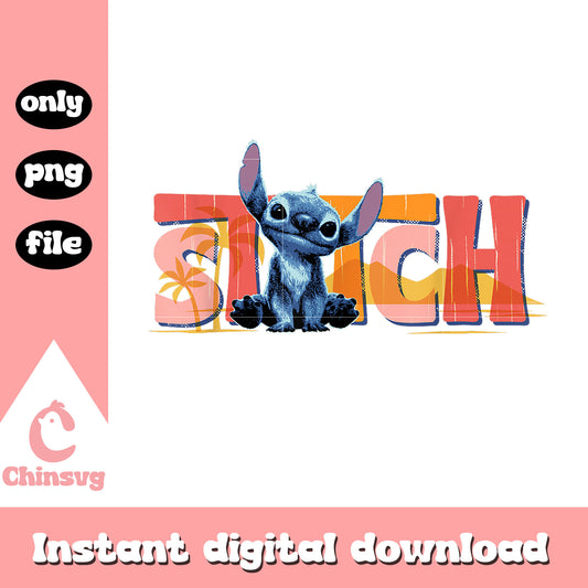Stitch Live-Action Movie Stitch big text png, Stitch big text png