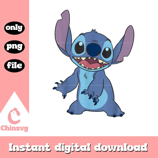 Stitch Simple Stitch Portrait png, stitch character png
