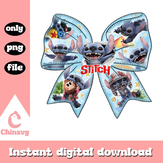 Stitch and big bow tie png, lilo and stitch bow tie png