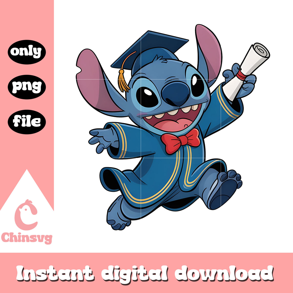 Graduation Cinch Stitch graduation certificate png, Stitch graduation png – Chinsvg