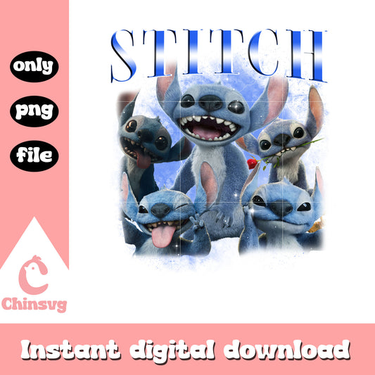 Stitch live action smiling pose png, stitch live action pose png