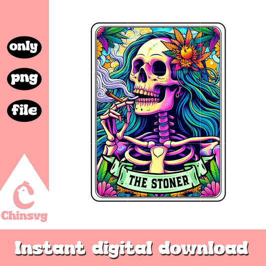Stoner tarot card png, skeleton png, judgement tarot​​ png