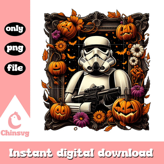 Storm Trooper character png, star wars characters png, halloween pumpkin png