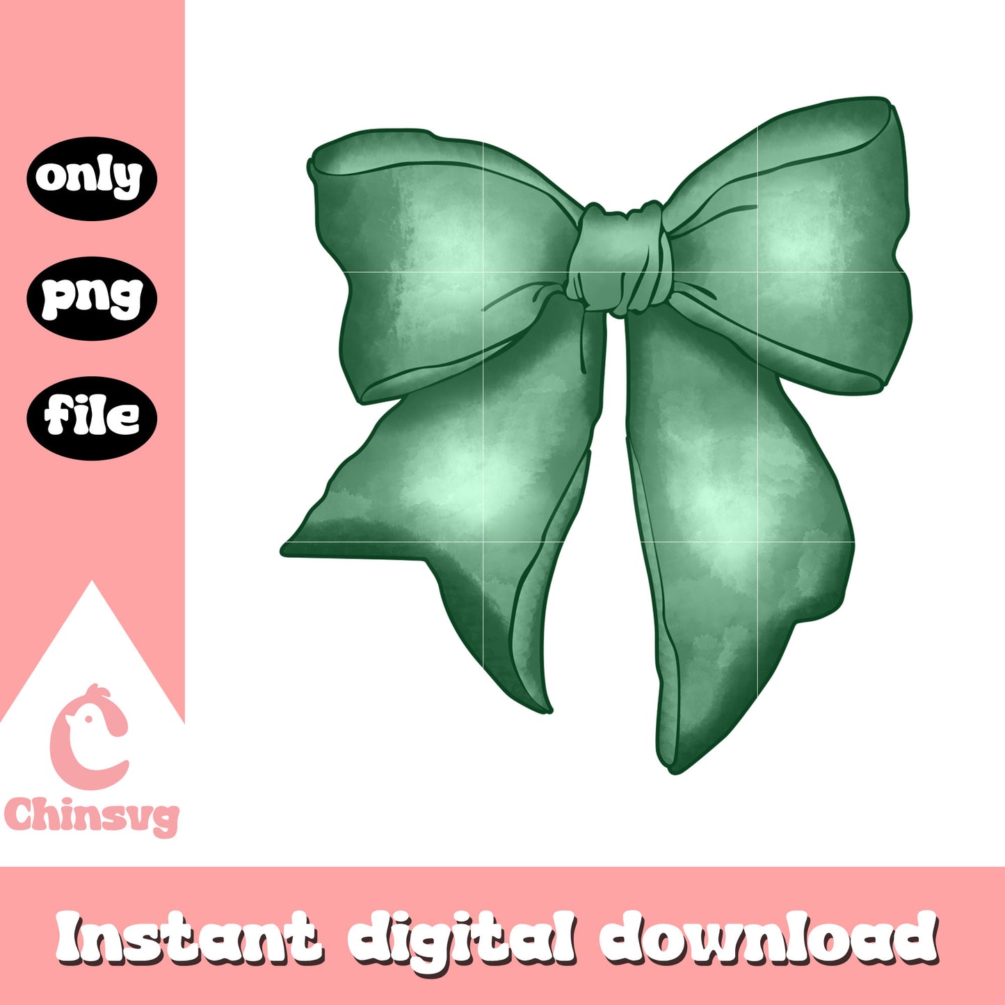 St patrick’s watercolor bow png, st patrick's day bows png