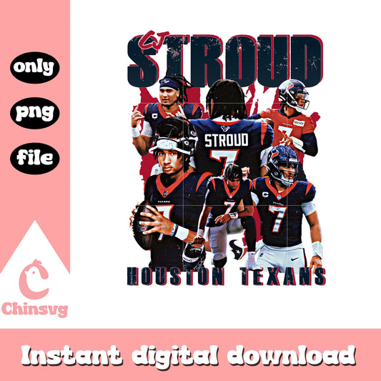 Stroud Houston Texans player png, football nfl png
