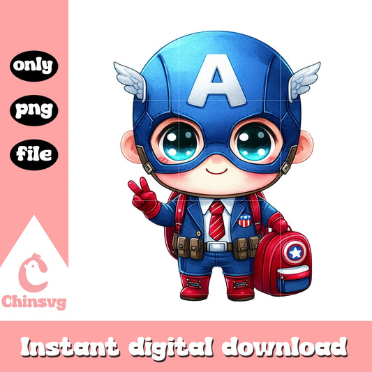 Student captain america design png, captain america first a avengers png