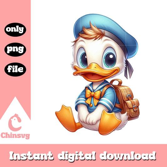 Student donald character png, disney high school png
