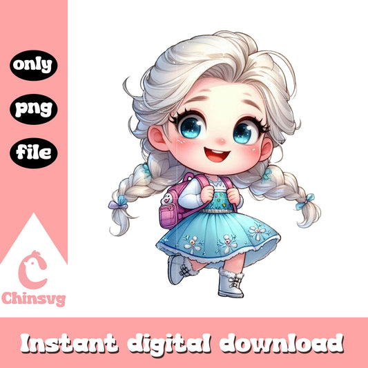 Student elsa go to school png, shop back to school deals png