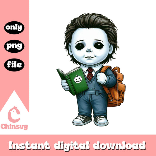 Student michael myers back to school png, power school png