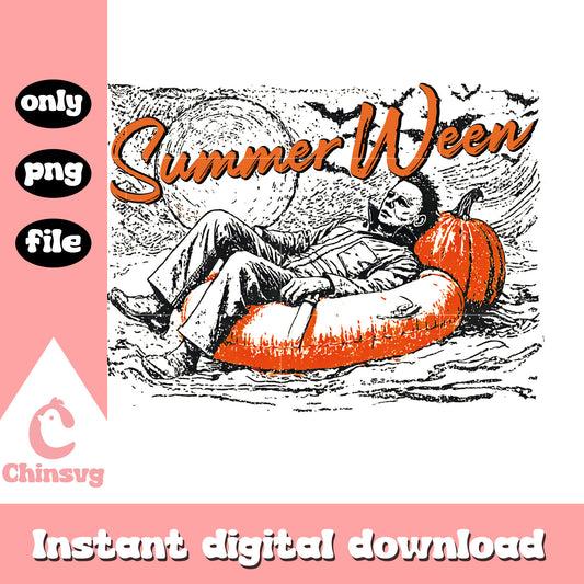 Summerween michael myers drawing halloween png, halloween png