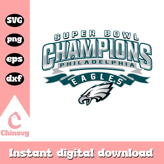 Super bowl champions philadelphia eagles svg, nfl draft svg
