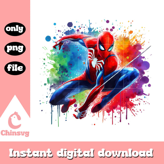 Superhero spiderman character design png, marvel characters png