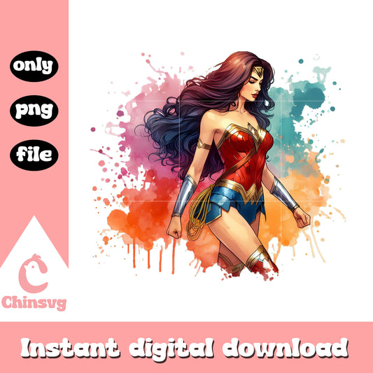 Superhero wonder woman deisgn png, marvel superhero png